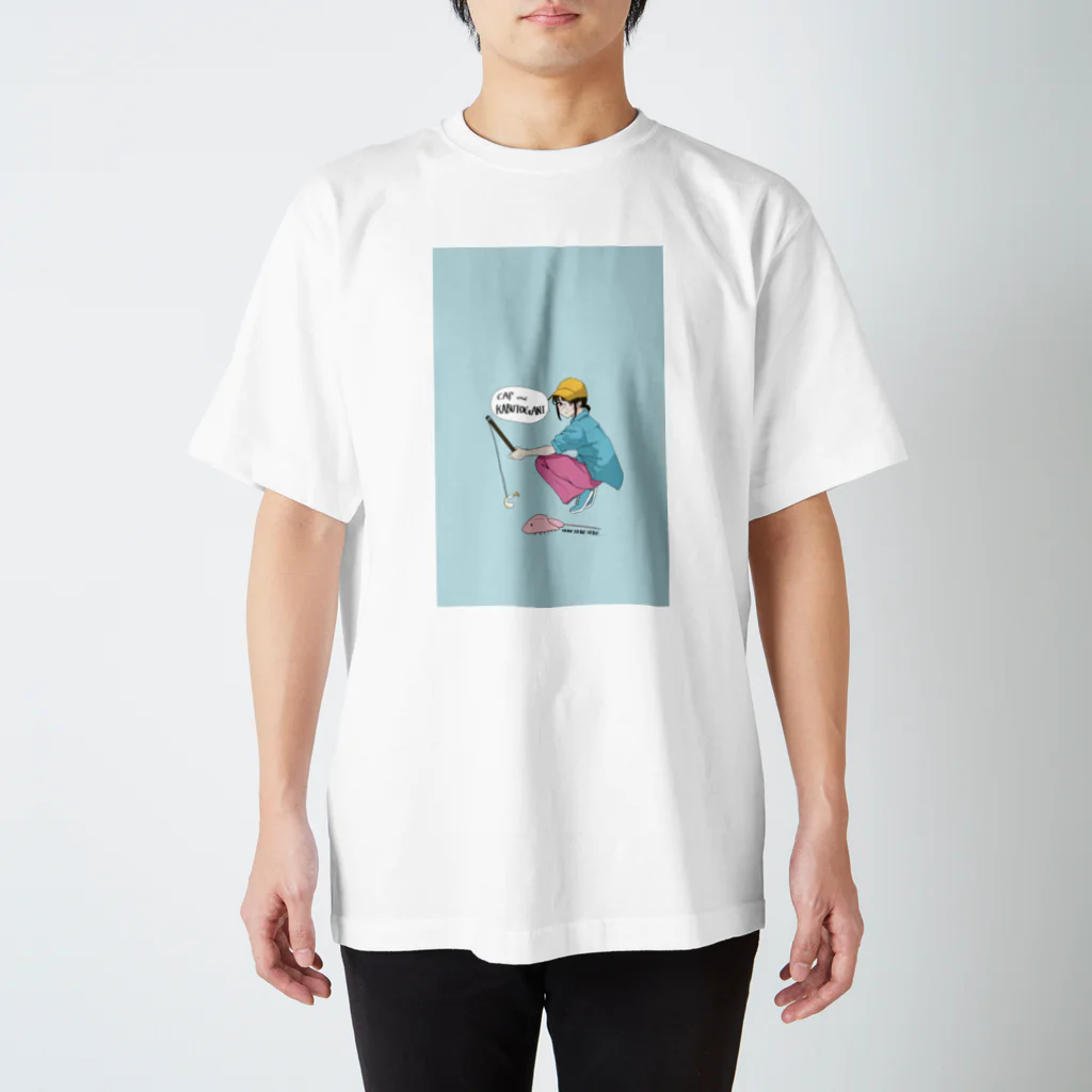 ちりげむしのCAPandKABUTOGANI Regular Fit T-Shirt