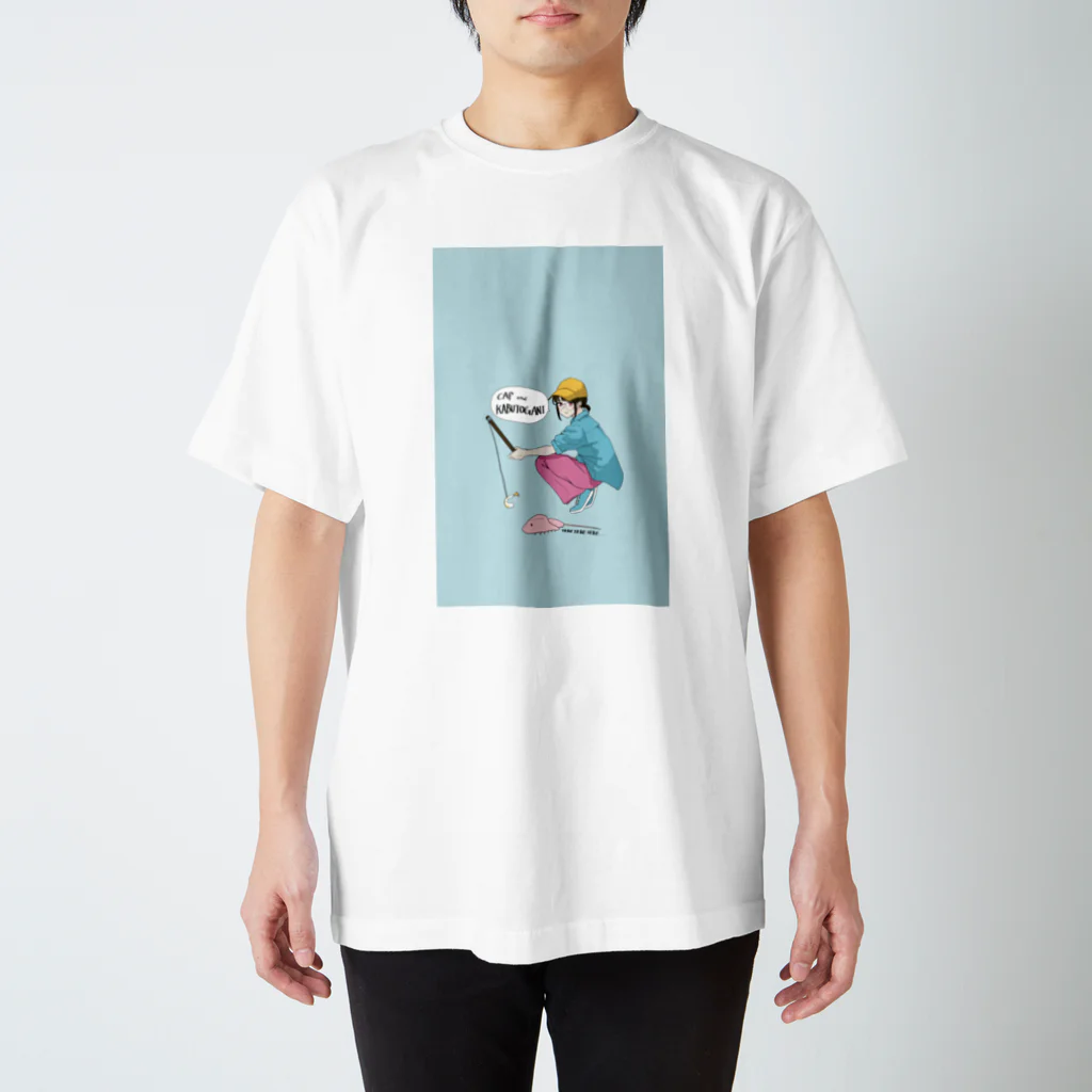 ちりげむしのCAPandKABUTOGANI スタンダードTシャツ