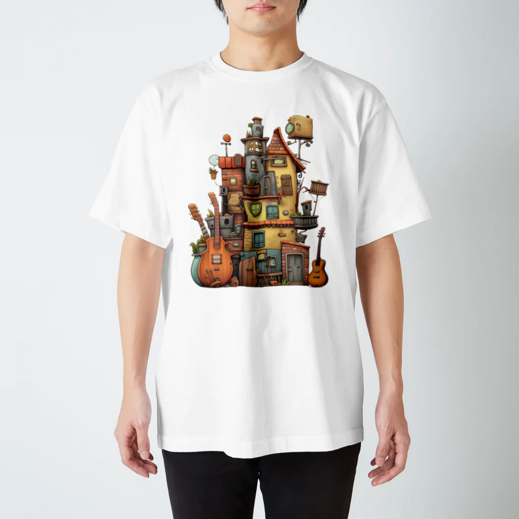 neko-kyannpuのミュージックハウス　ハロウィン Regular Fit T-Shirt