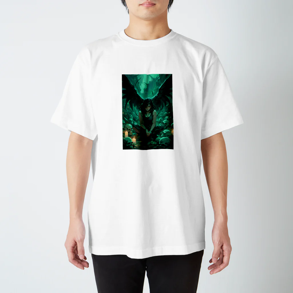 Daruma-Storeのgirl with wings Regular Fit T-Shirt