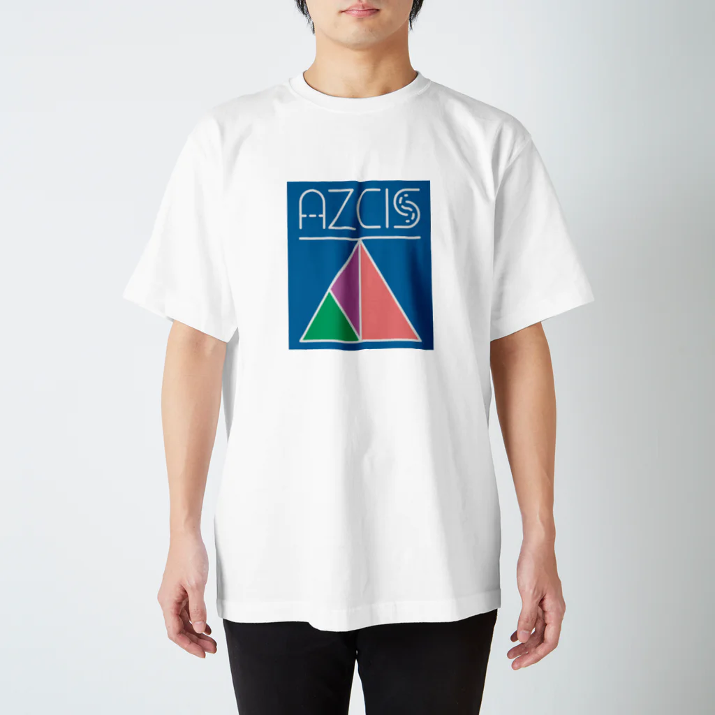 hikkinakoのAZCISロゴ青 Regular Fit T-Shirt