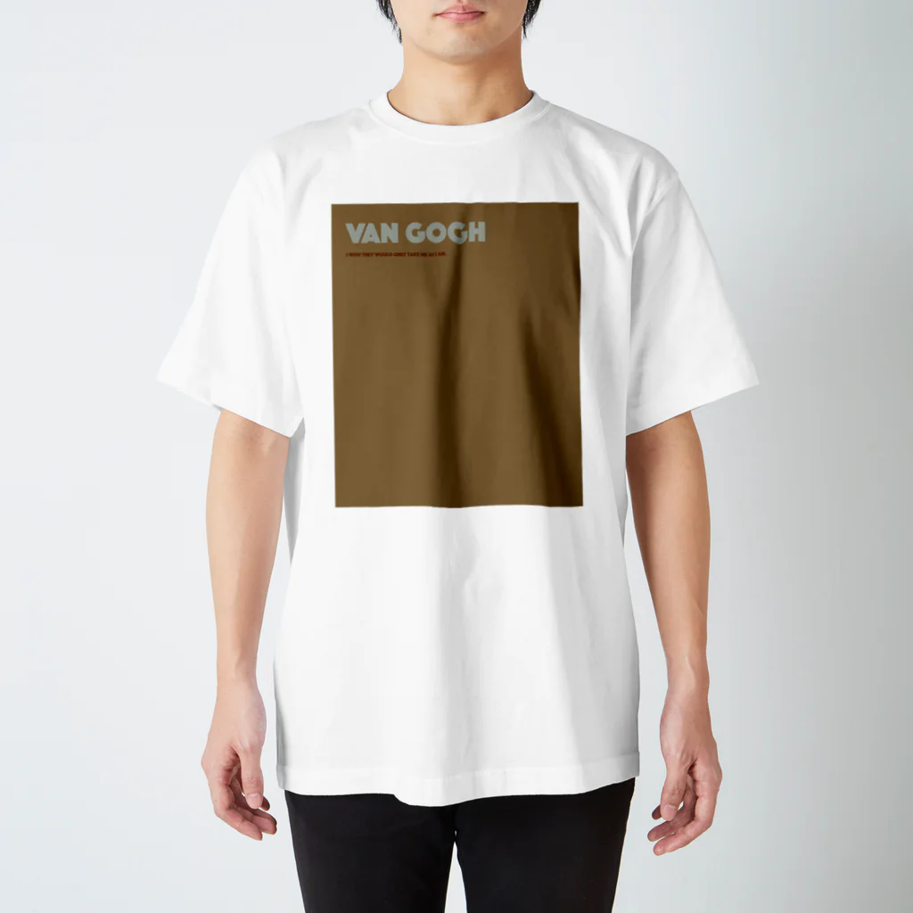 名画名言研究会のゴッホ_ファンゴッホの寝室 Regular Fit T-Shirt