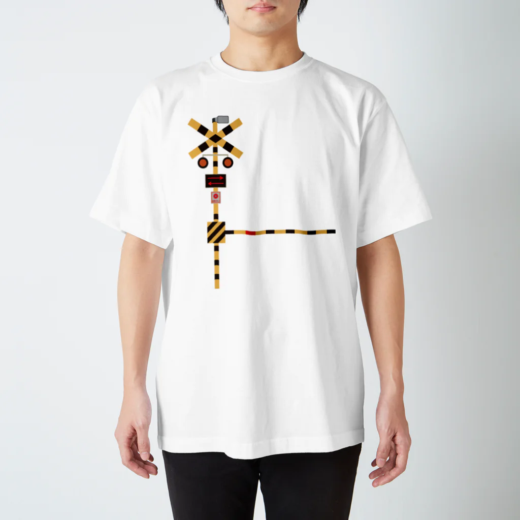 踏切ハウスのシンプルな踏切くん Regular Fit T-Shirt