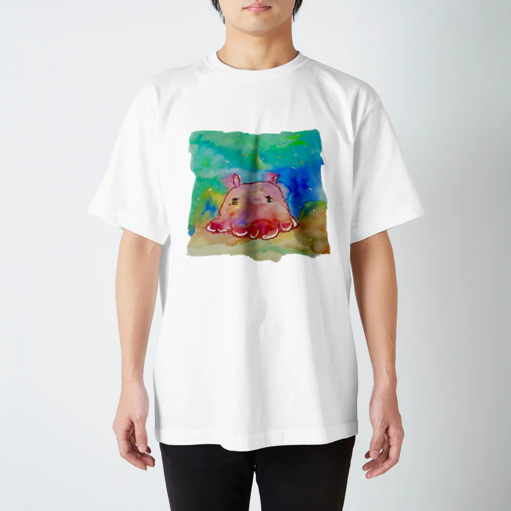 onmycolorの楽描き店のめんだぁこさん Regular Fit T-Shirt