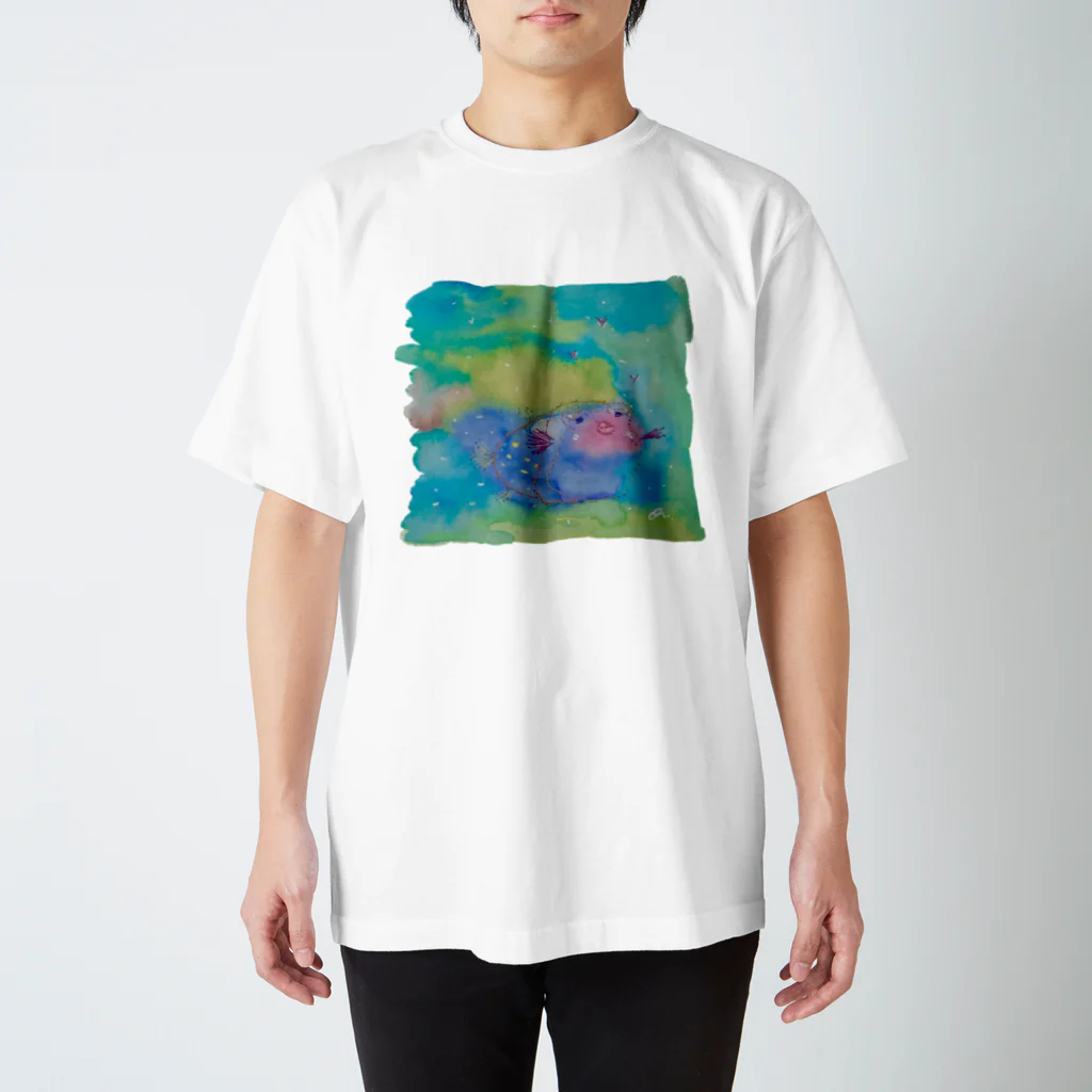 onmycolorの楽描き店のはこぷく代さん Regular Fit T-Shirt