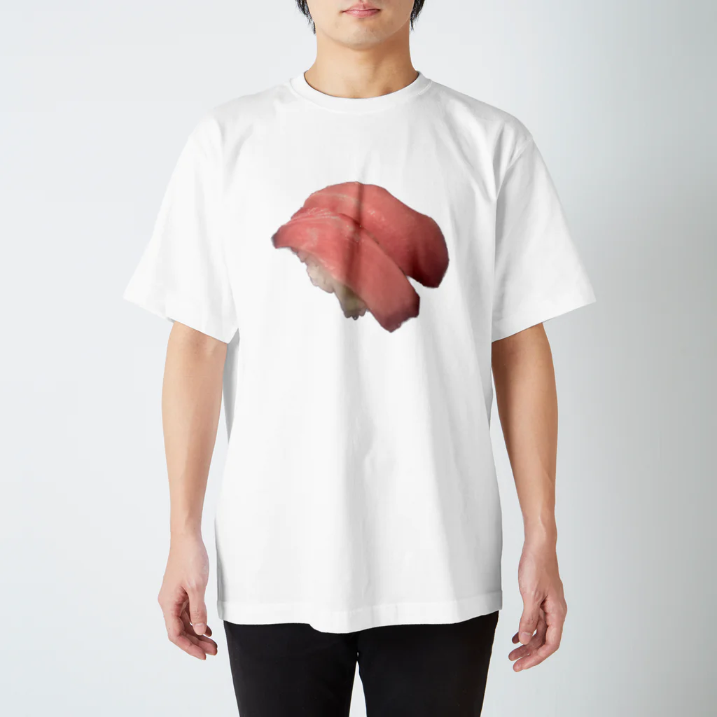 3丁目雑貨店のSUSHI！medium-fatty tuna スタンダードTシャツ