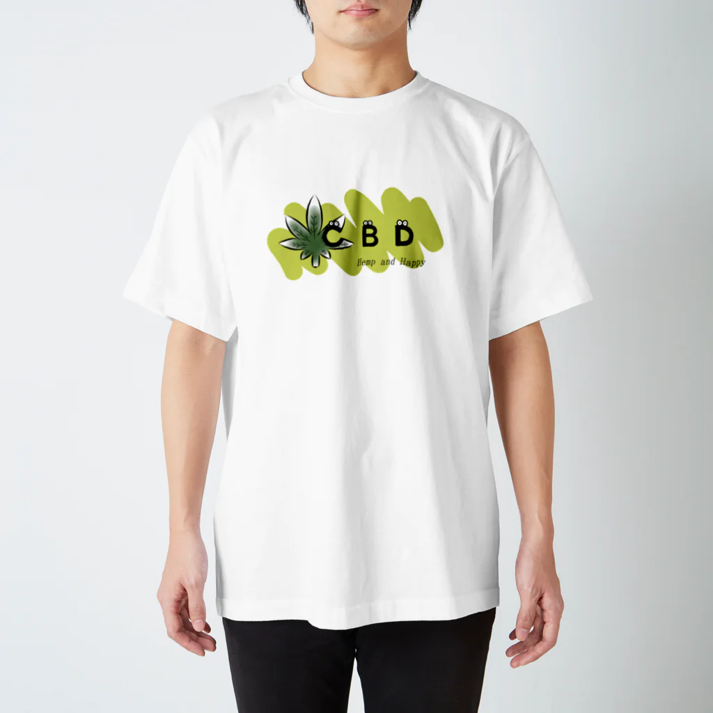 CBDshopまどろみのまどろみCBDTシャツ/B スタンダードTシャツ