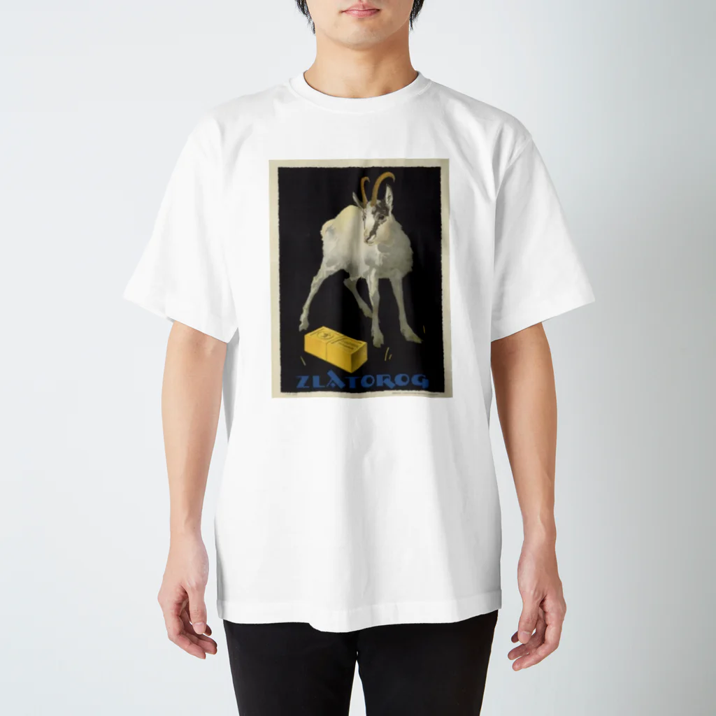 YS VINTAGE WORKSのユーゴスラビア　1920年代　山羊ヤギ スタンダードTシャツ