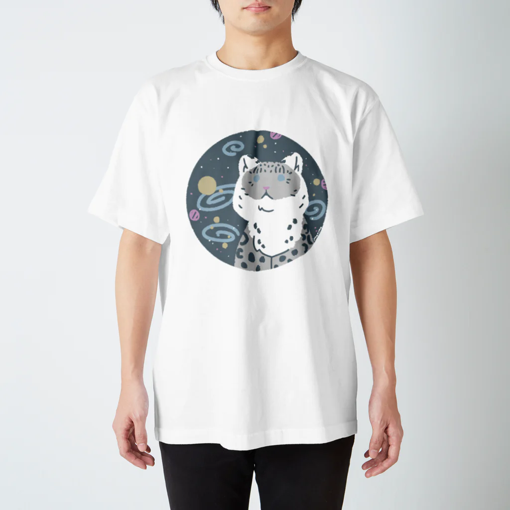 まりもの宇宙ユキヒョウ Regular Fit T-Shirt