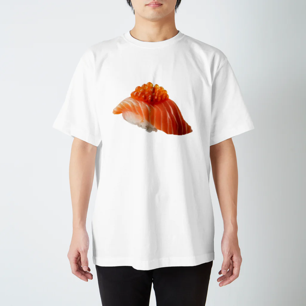 レコメンジャパン（Recommend-JAPAN）のLuxurious salmon roe sushi 「贅沢ないくらサーモン寿司」  Regular Fit T-Shirt