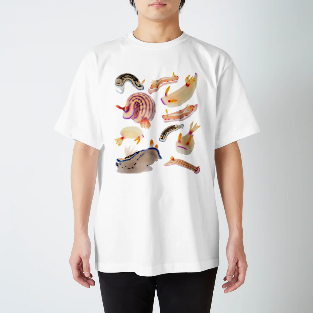 ヤドカリの国のウミウシ集合！ Regular Fit T-Shirt