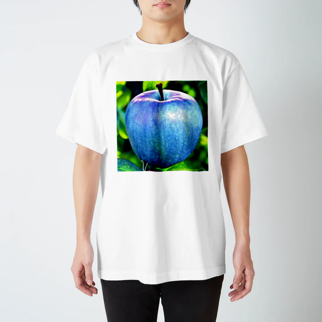 路傍の石の青りんご スタンダードTシャツ
