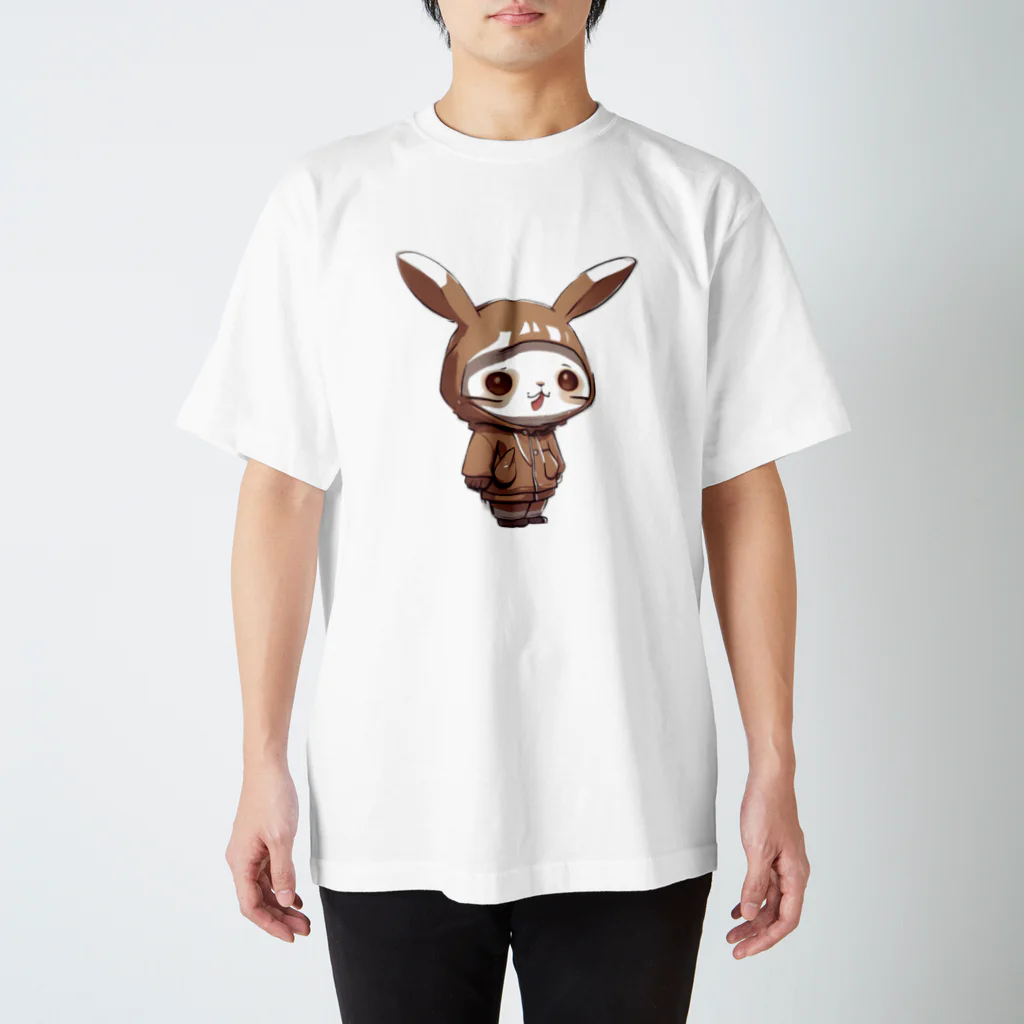 animal canvasのthe Rabbit！ Regular Fit T-Shirt