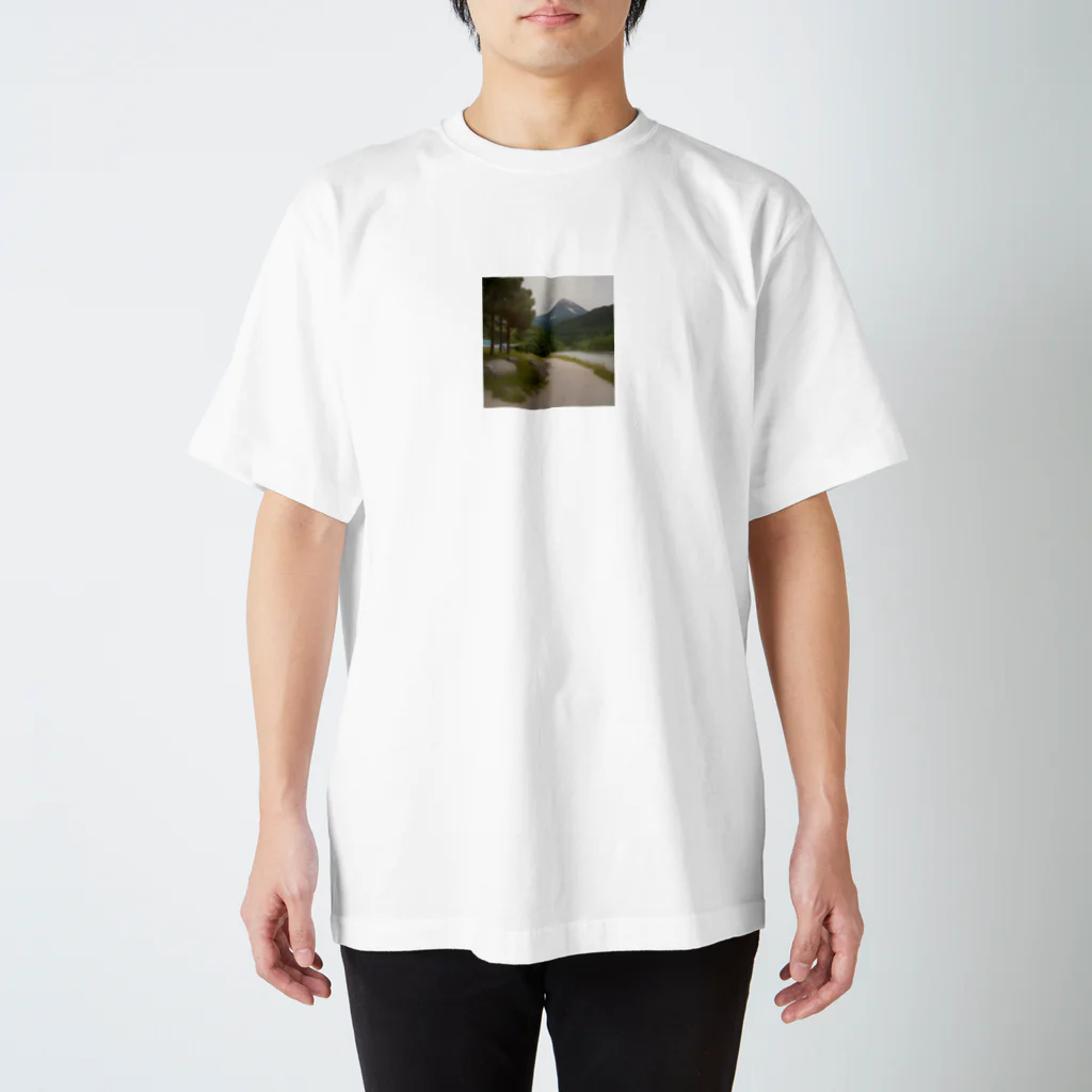 癒されれーるの景色がきれいなイラストのグッツ Regular Fit T-Shirt