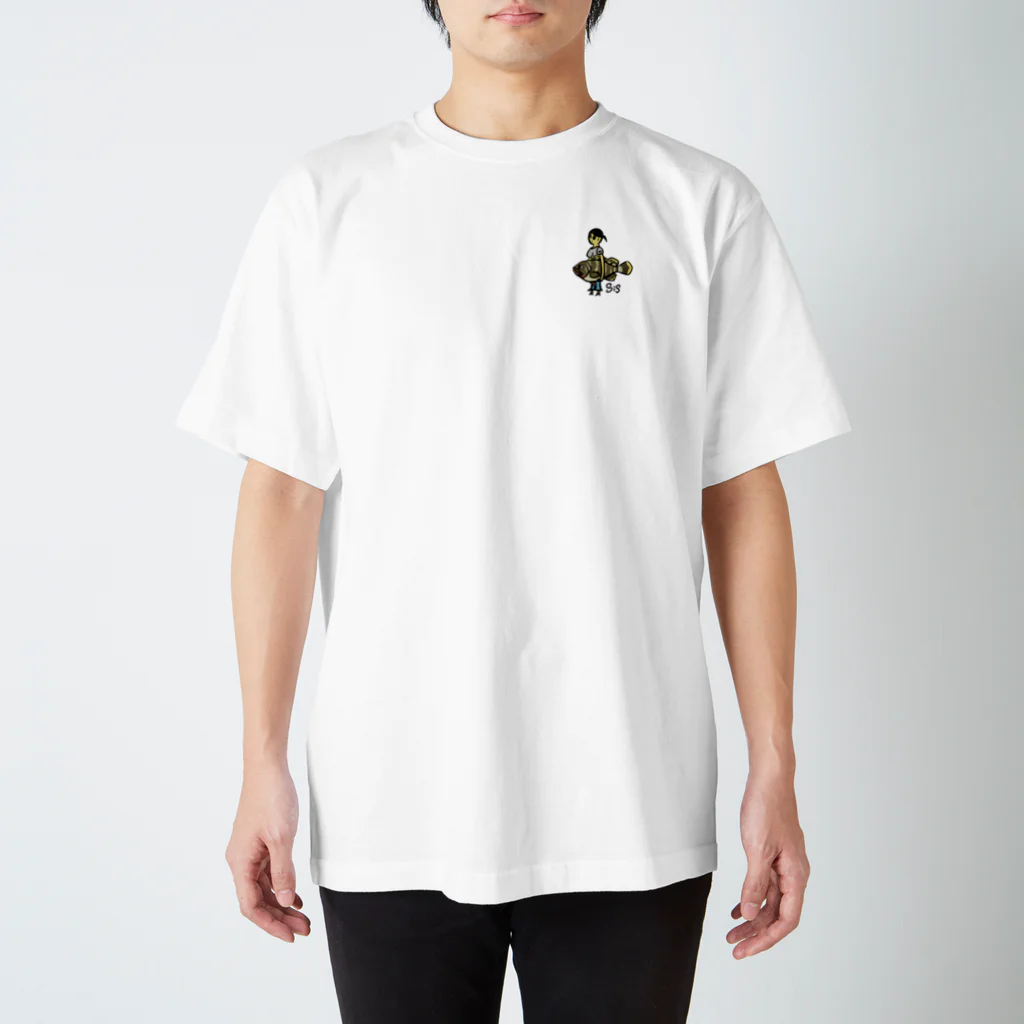 snaggedgorillaのsisアオハタ Regular Fit T-Shirt