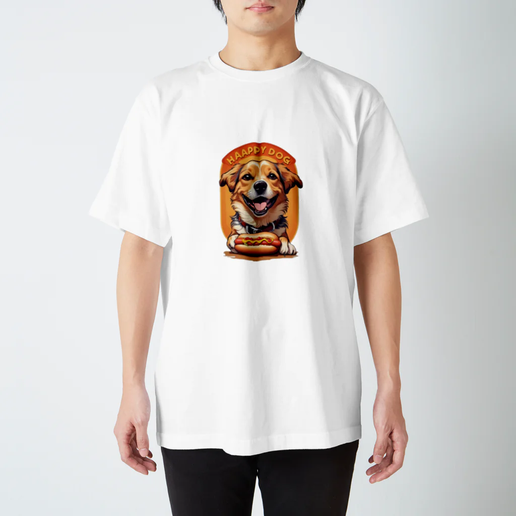 まみうだぱおのゆったりSHOPのHOT+DOG Regular Fit T-Shirt