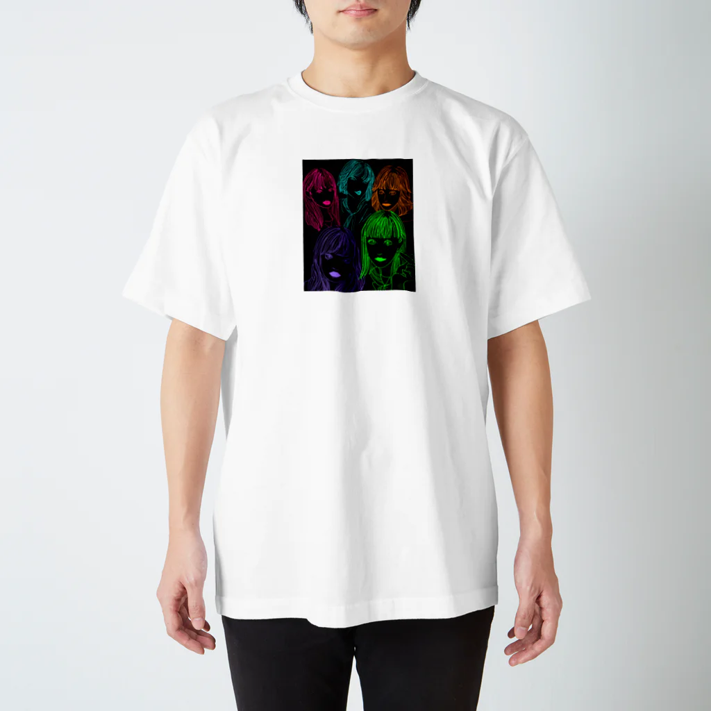 mayadayofufufuのネオン水面下 Regular Fit T-Shirt