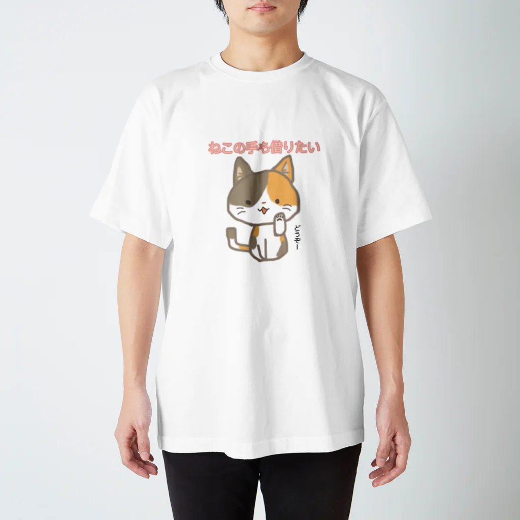 すしのねこの手も借りたい スタンダードTシャツ