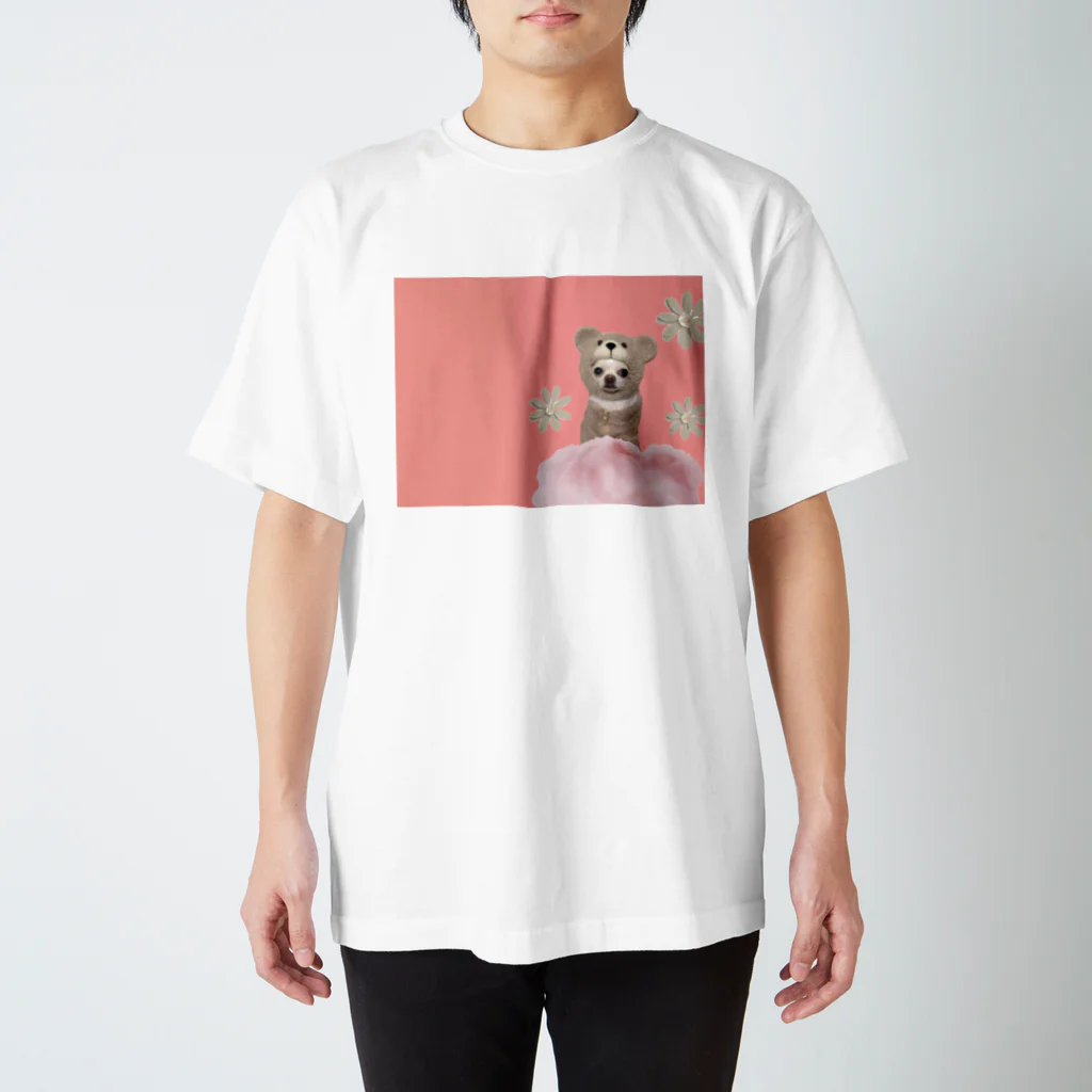 PEKOのテディベア一族　犬 スタンダードTシャツ