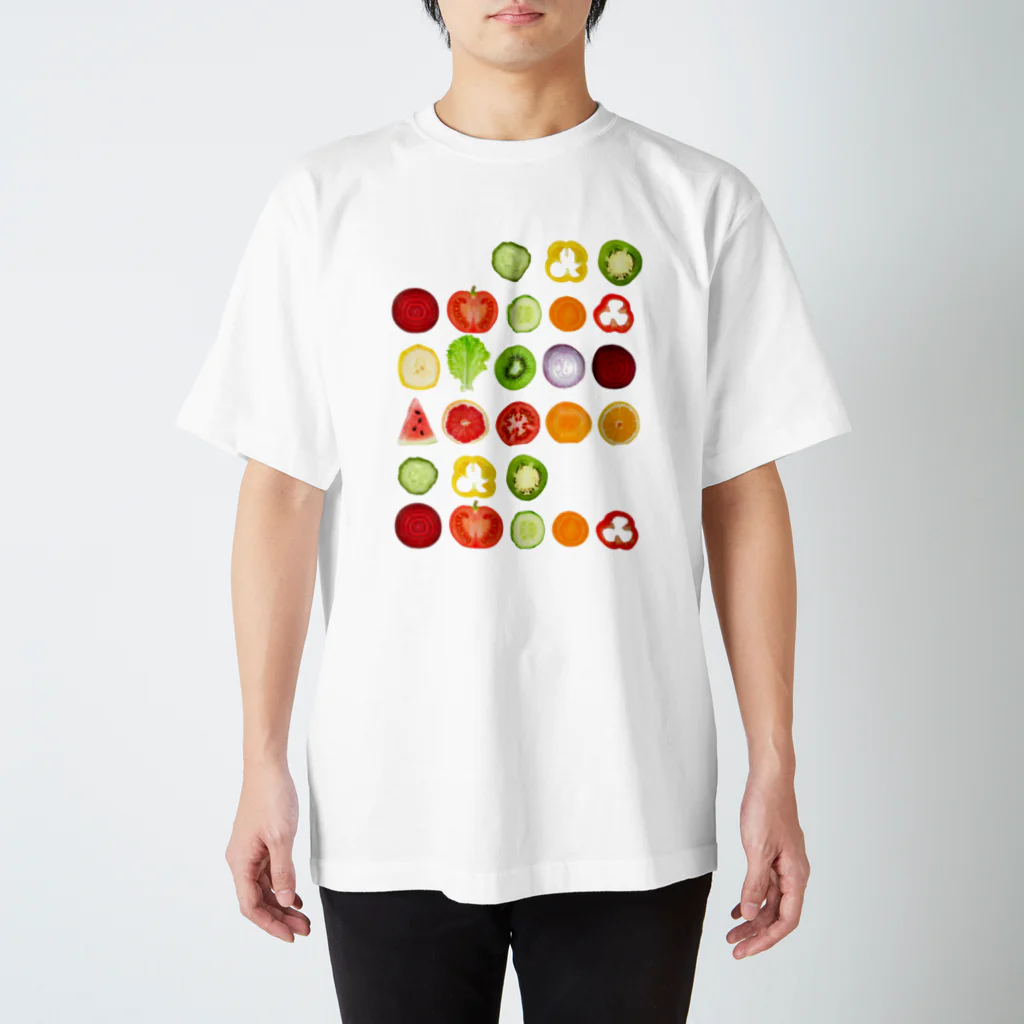 DaruMarusanのスライス野菜 Regular Fit T-Shirt