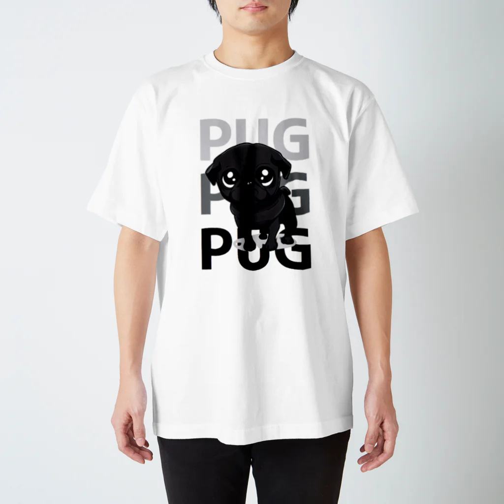 furebuhi　clubのグラフィックPUG！ スタンダードTシャツ