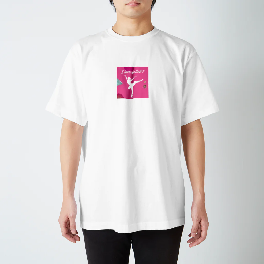 nozomi-mama-shop♪のI love balletグッズ🩰 スタンダードTシャツ