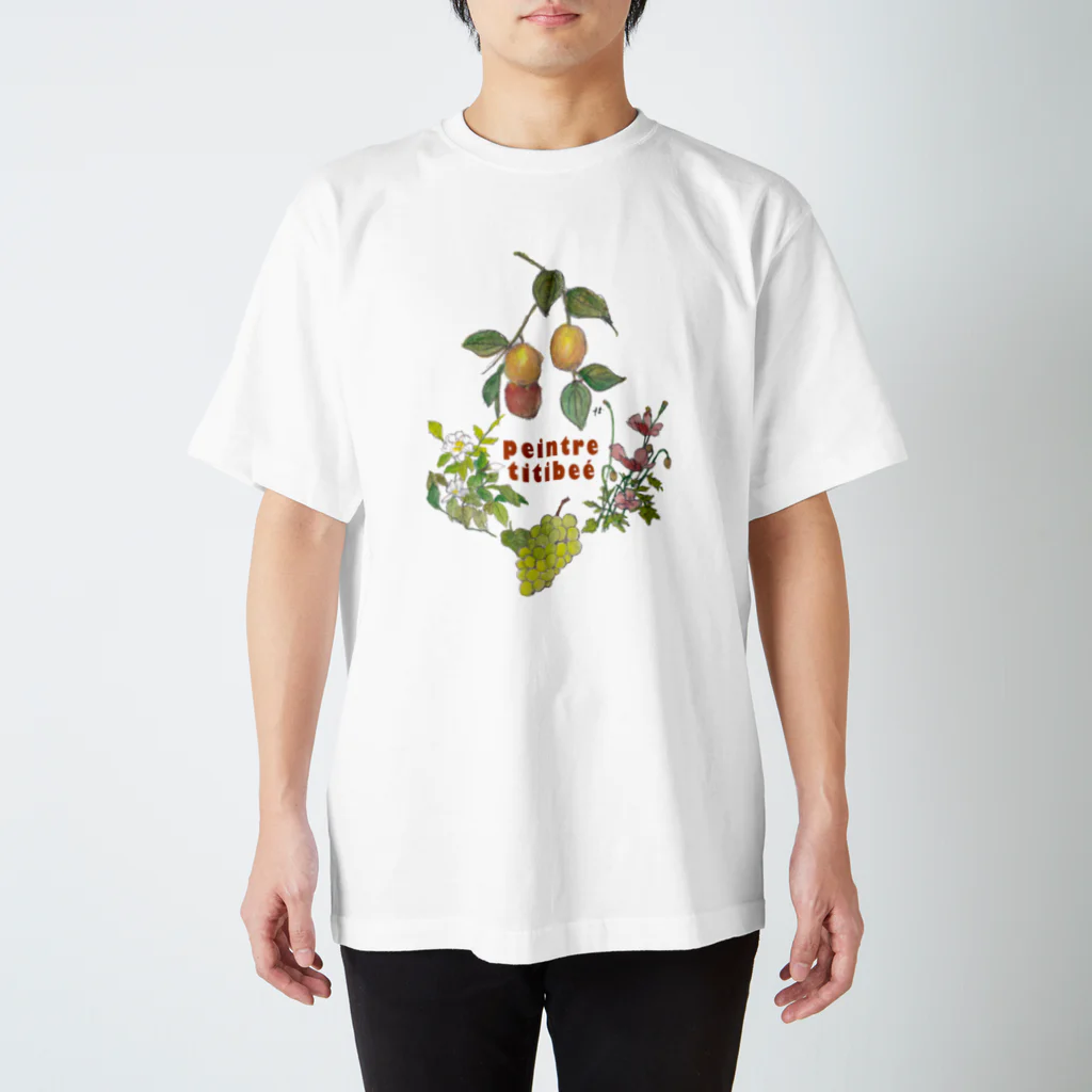 ミルミル百貨店のお花と果実のTシャツ vol.01 スタンダードTシャツ