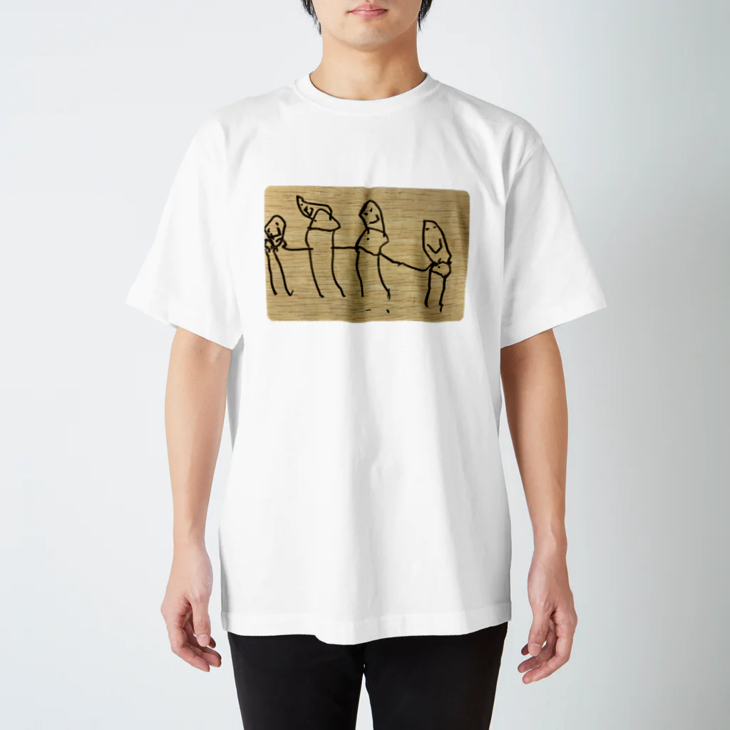 ゆるショップの4人家族 スタンダードTシャツ