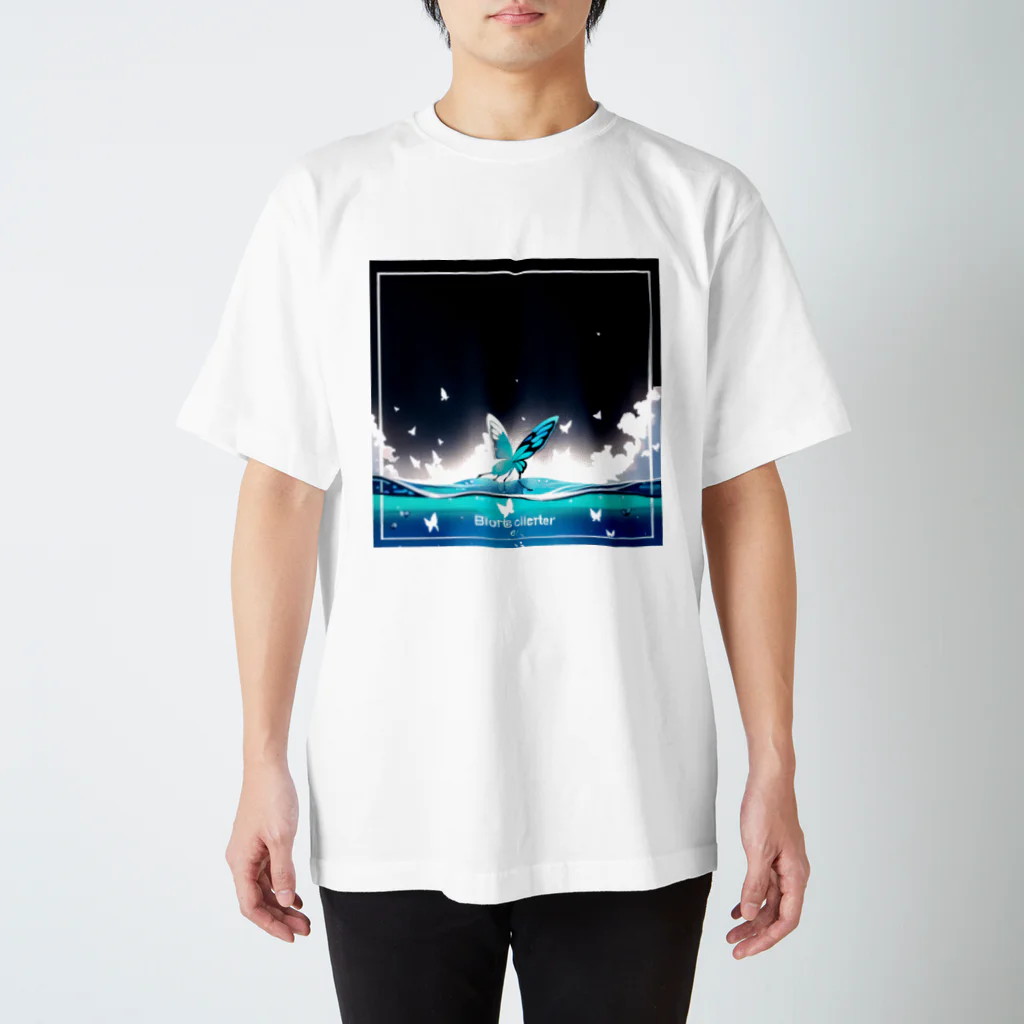 kota.の水面の蝶 Regular Fit T-Shirt