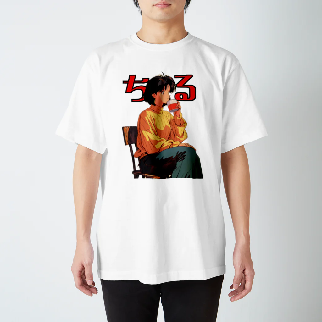 80's-90'sRetroAnimeStoreのちるガール スタンダードTシャツ