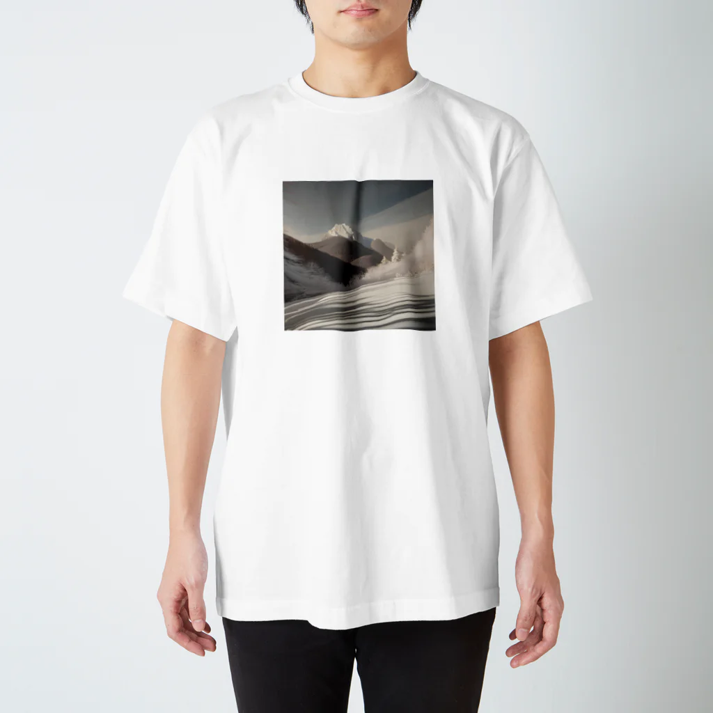 ikkovcの冬山 スタンダードTシャツ