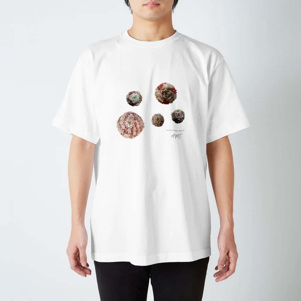 Succulent artist amt のamtの寄せ植えコレクション Regular Fit T-Shirt