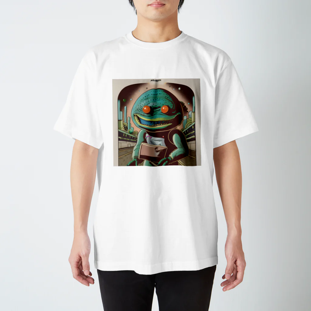 献血するドラキュラの宇宙人シリーズ Regular Fit T-Shirt