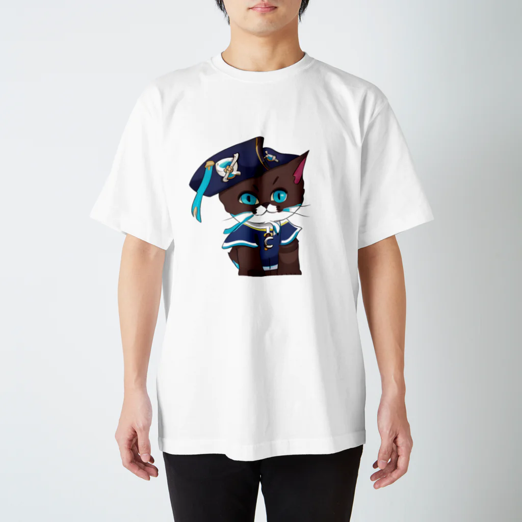 可愛い猫ちゃんの海賊うみ猫ちゃん Regular Fit T-Shirt