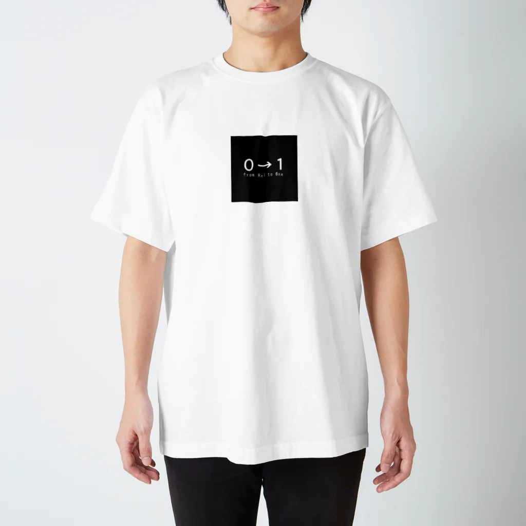 ０→１の０→１ロゴ Regular Fit T-Shirt