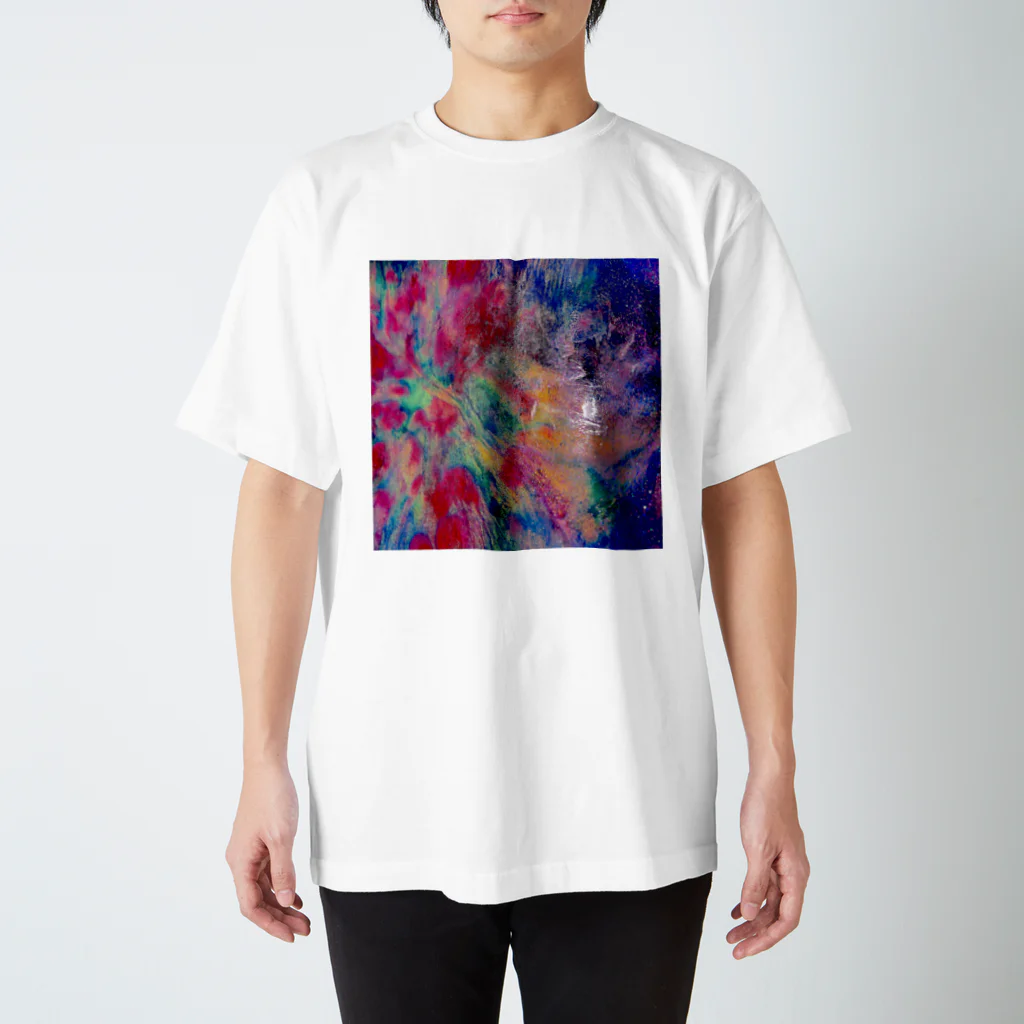 【抽象画】melty moon【フルイドアート】のキャンディ Regular Fit T-Shirt