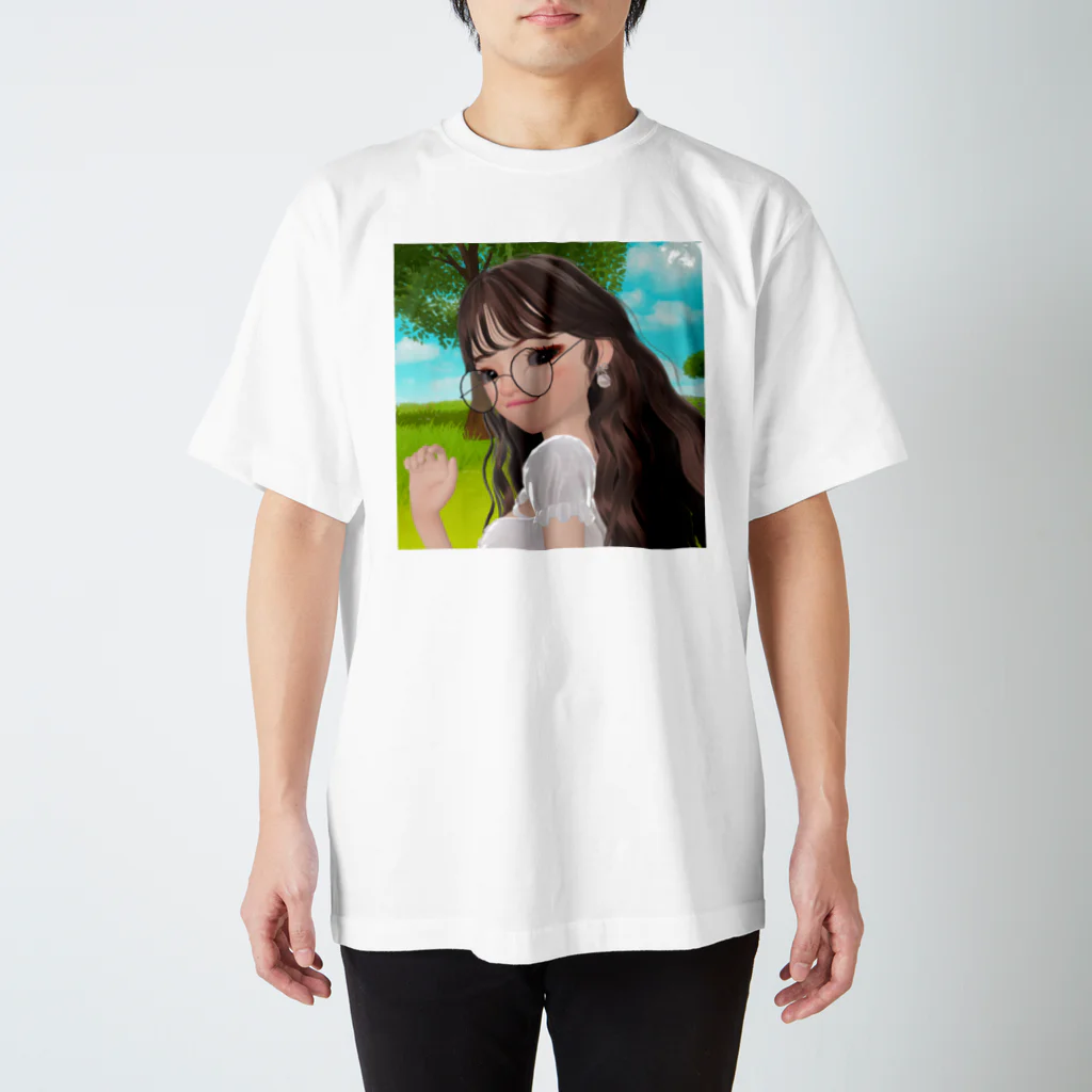 らーたんの眼鏡女子 Regular Fit T-Shirt