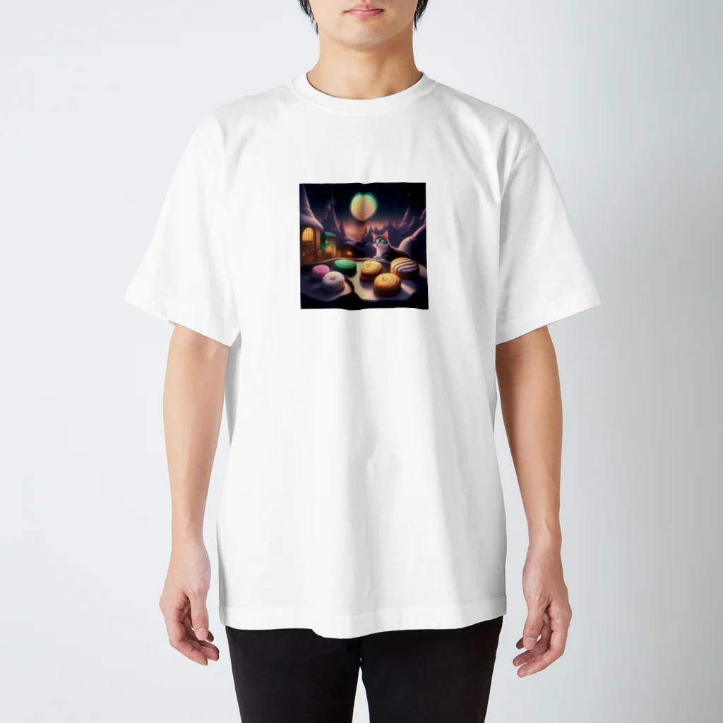 san333333333のNeko Sweets Regular Fit T-Shirt