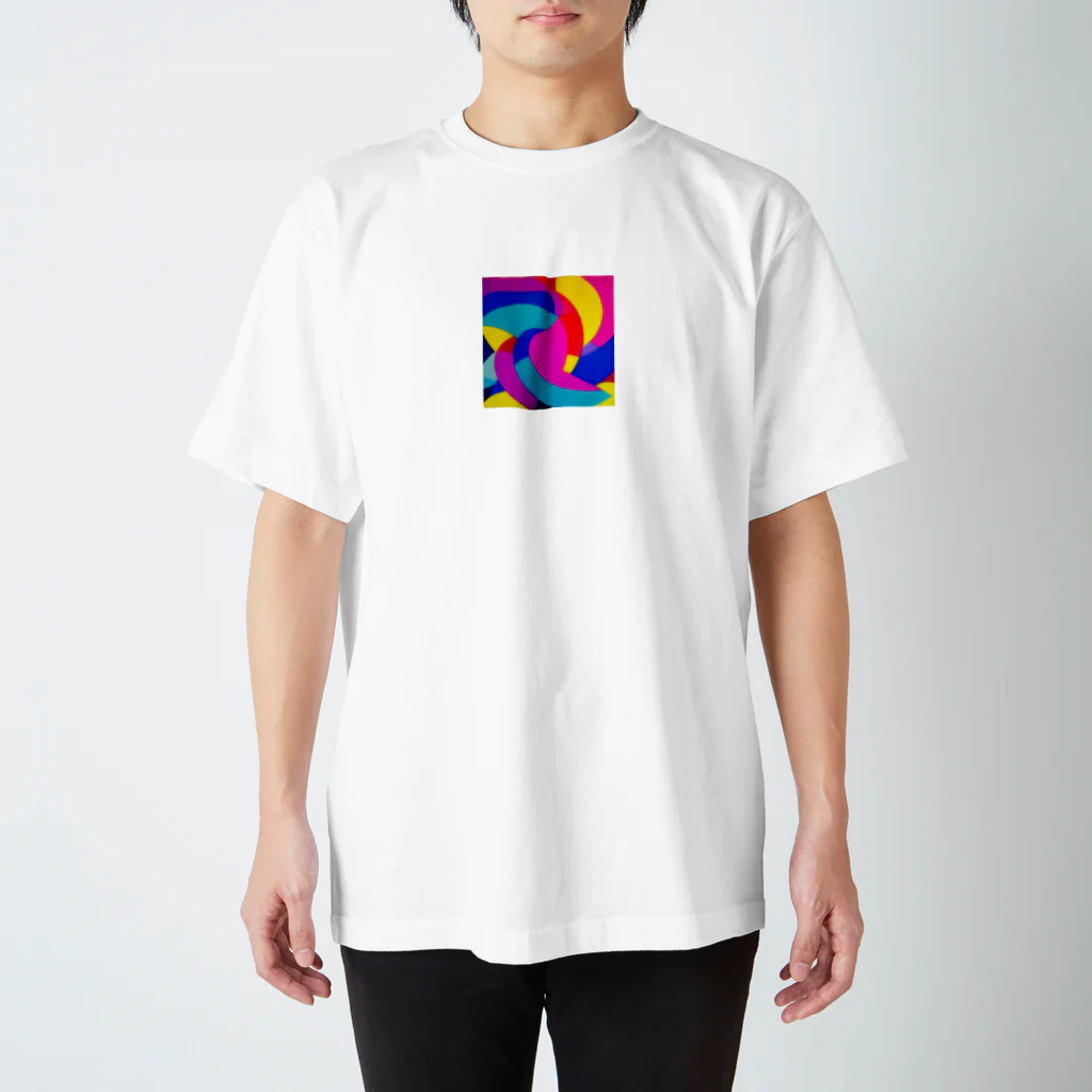 おしゃれなシティグッズの色鮮やかおしゃれアート スタンダードTシャツ