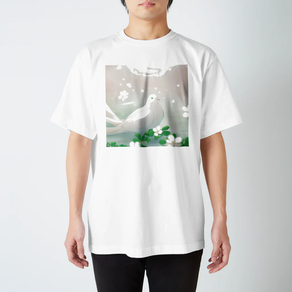 こりすまるの夢幻　鳩　清ら Regular Fit T-Shirt