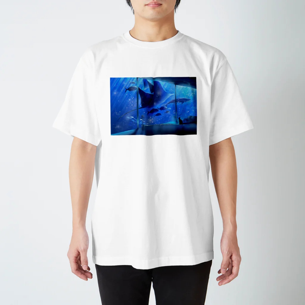 pis-bisの海中のワンルーム スタンダードTシャツ