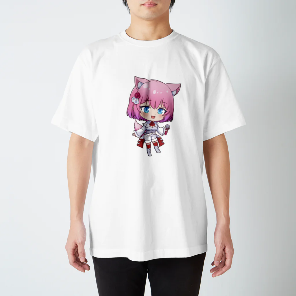 恋月ロウの恋月ロウ(アイドル姿) スタンダードTシャツ