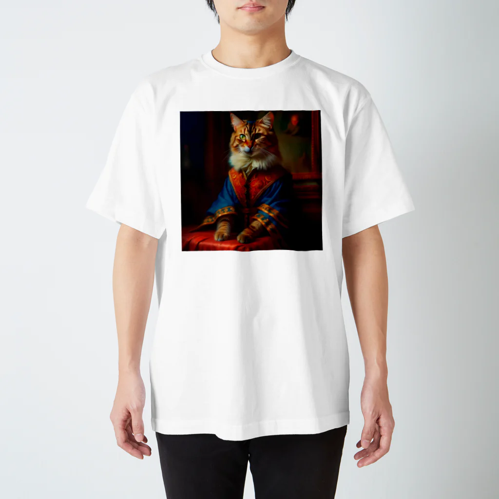 湊翔パパの趣味部屋の貴族猫 Regular Fit T-Shirt