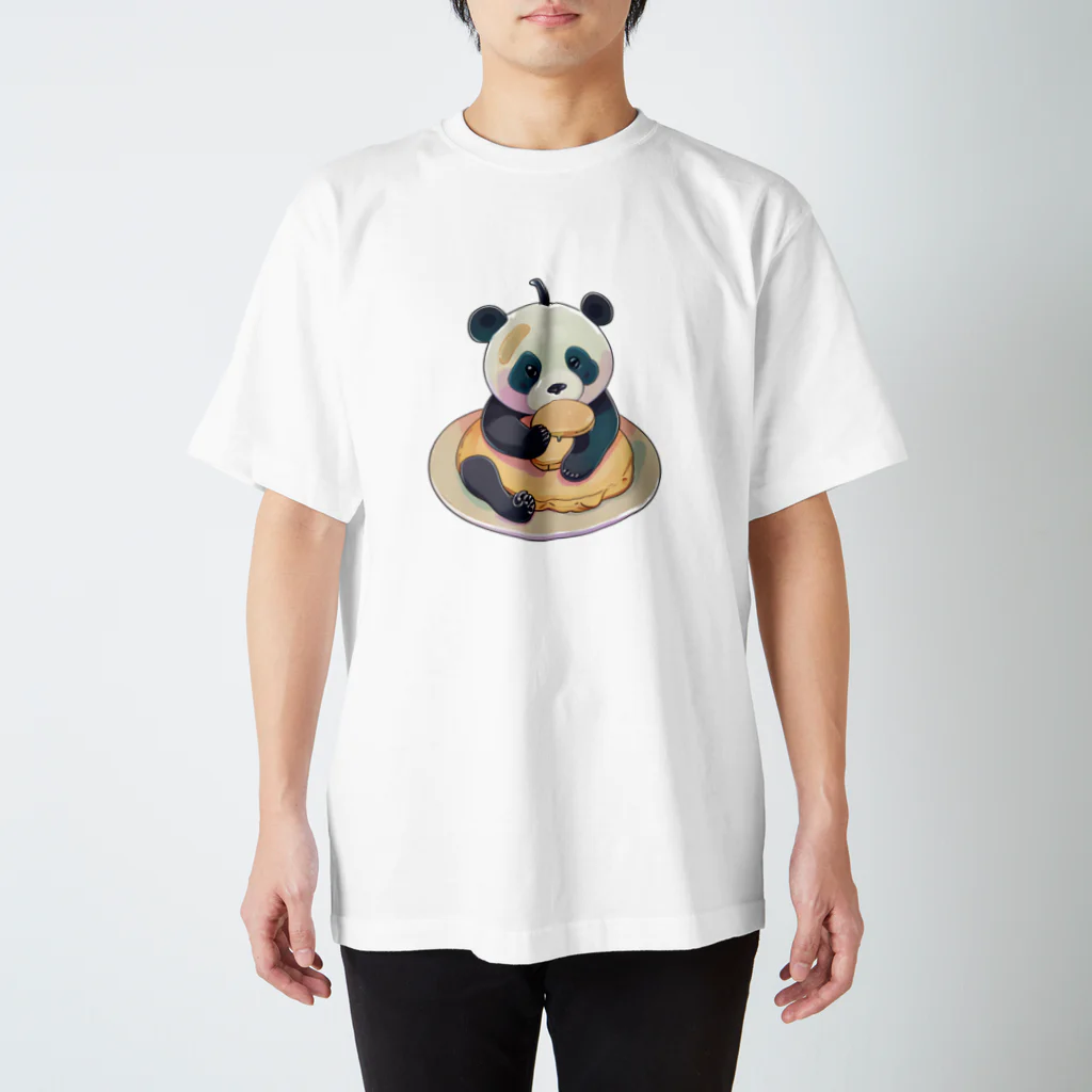 ちょいこげぐらたんのPancake Panda スタンダードTシャツ