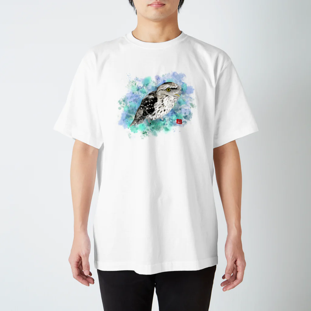 MOMO and MAMAのオーストラリアガマグチヨタカ Regular Fit T-Shirt