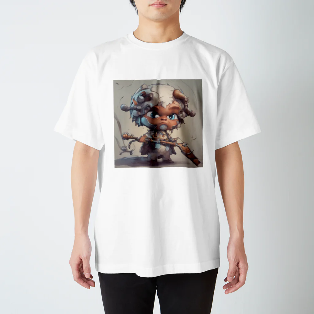 アートエピック (ArtEpic)のひつじの冒険者（プラウド・フリース) スタンダードTシャツ