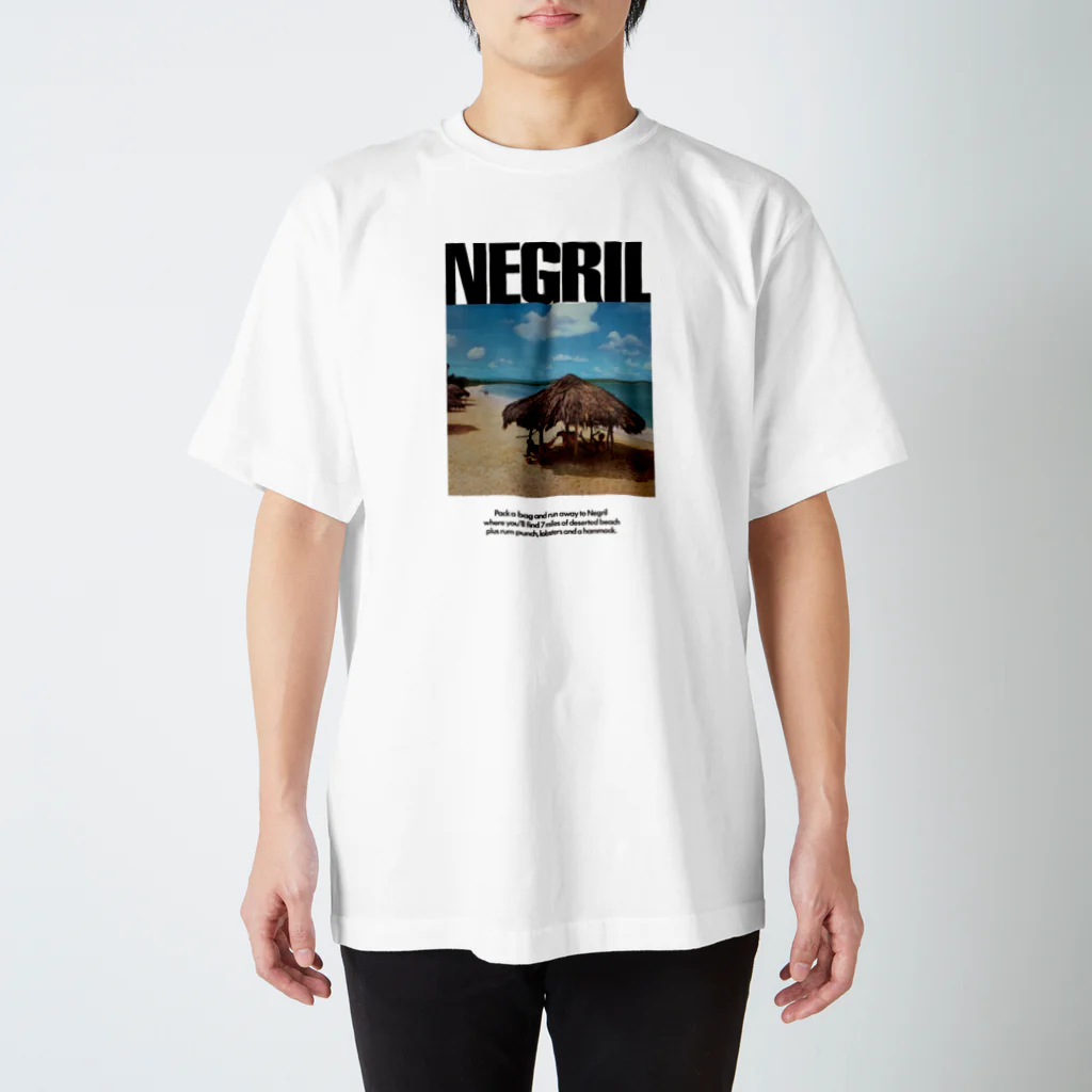 876_slangのネグリル Regular Fit T-Shirt