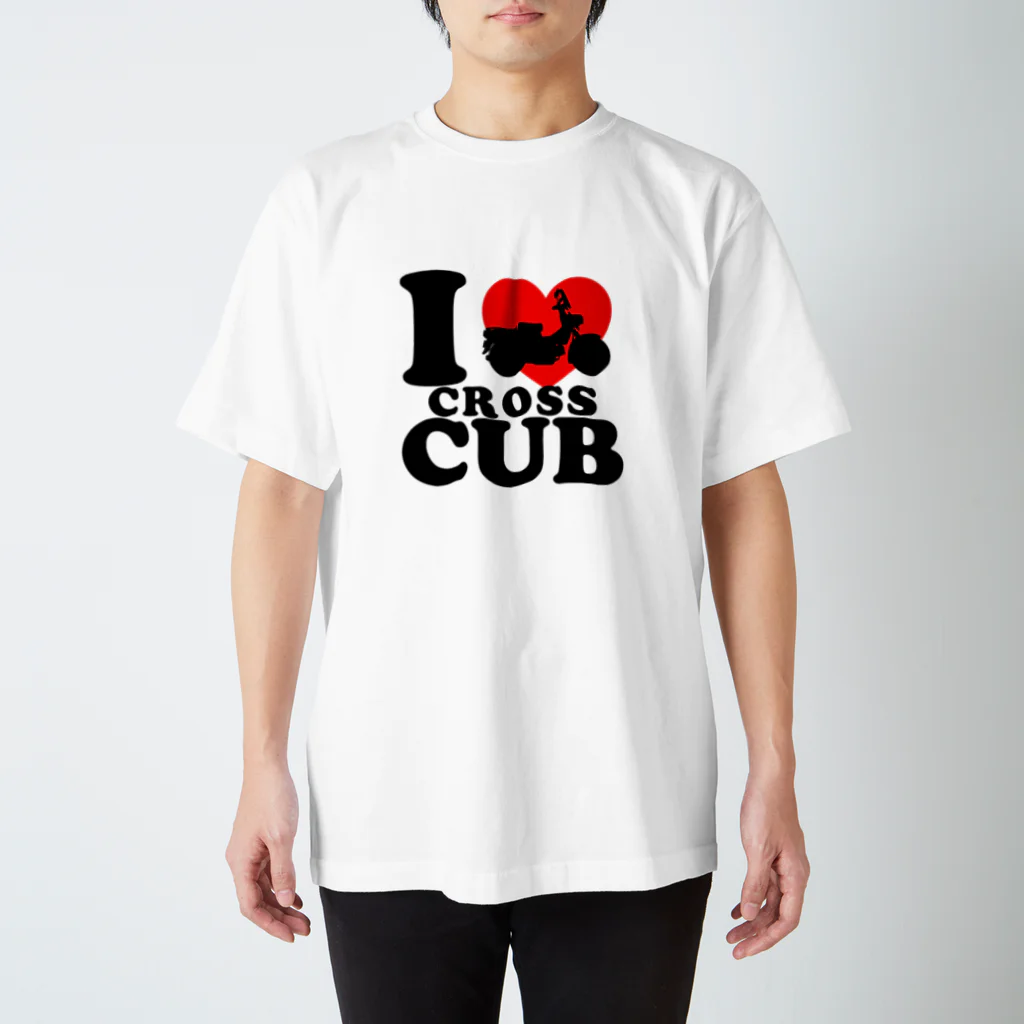 itacubのI ♡ CROSSCUB スタンダードTシャツ