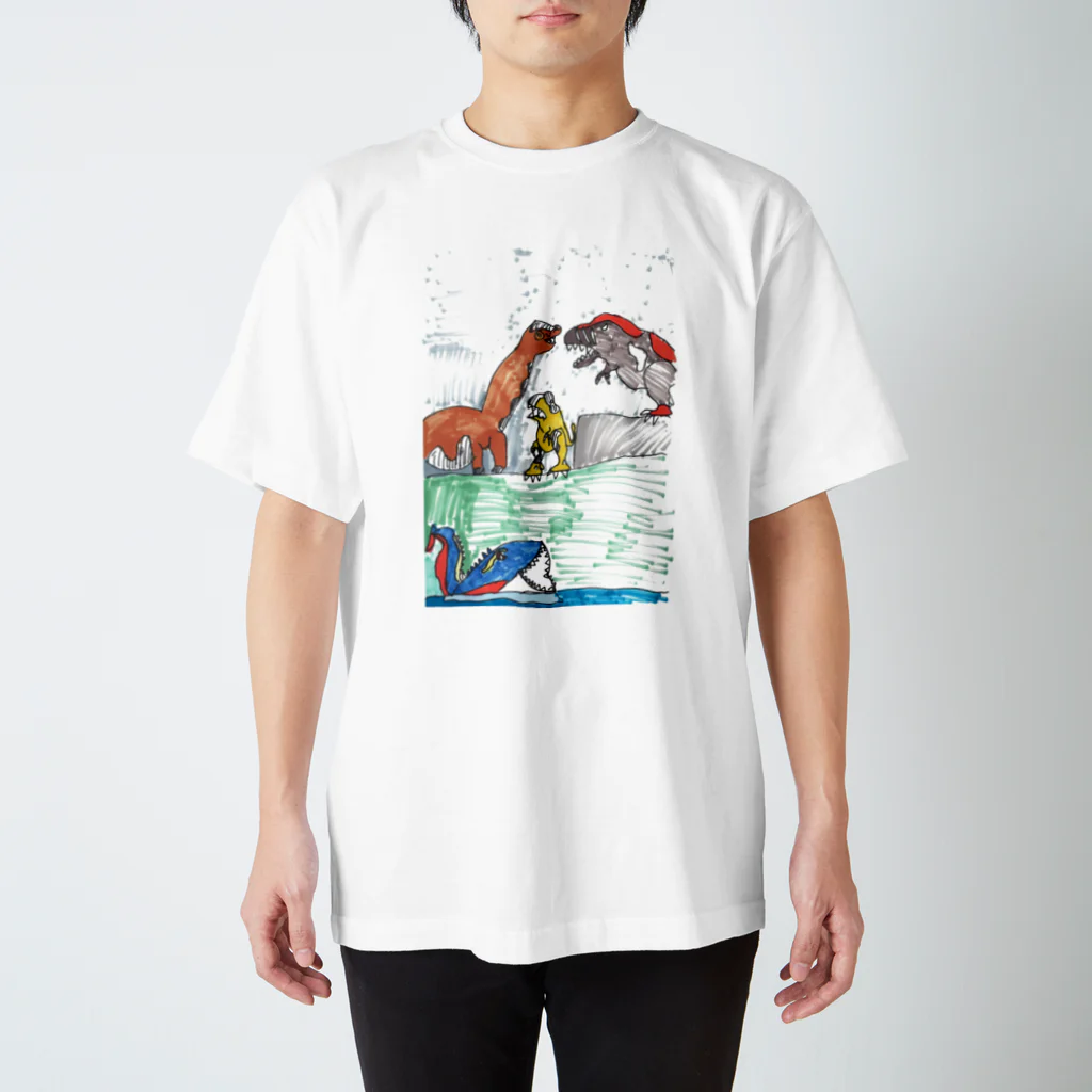 mahaloshopの恐竜シリーズ Regular Fit T-Shirt