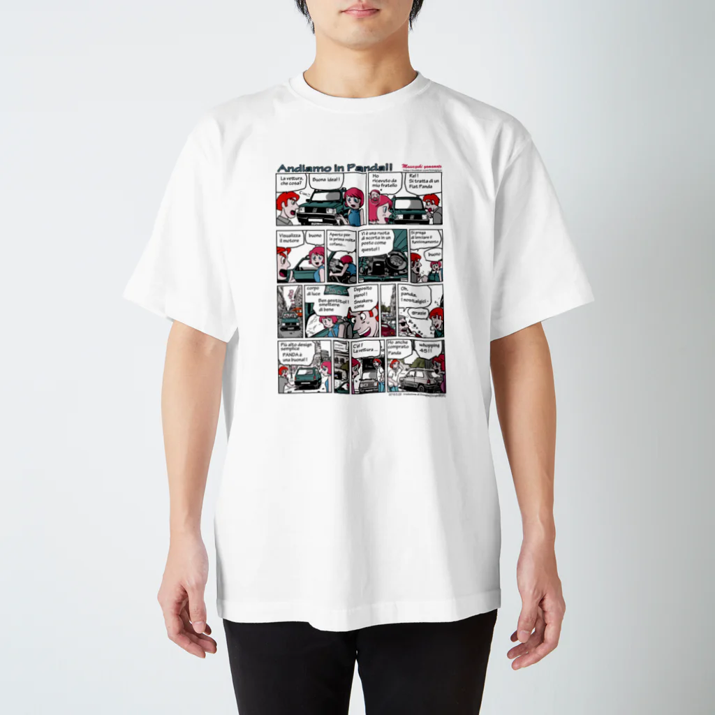 山本内燃機のpandaコミック スタンダードTシャツ